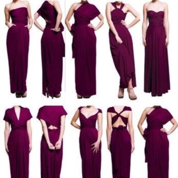 Von Vonni Multi way Gray Dress - Picture 2 of 13